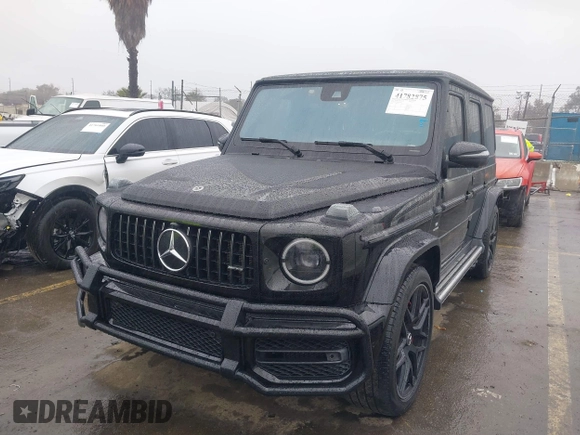 2023 Mercedes-Benz G AMG G 63 with VIN W1NYC7HJ3PX470873, listed as a IAAI auction lot 41782875 with 33,043 mi miles. Bid and sale history available at carsss.com. Image 2.