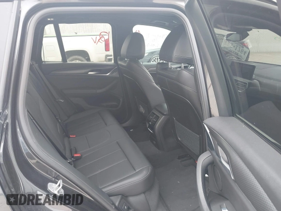 2022 BMW X3 sDrive30i with VIN 5UX43DP09N9J17924, listed as a IAAI auction lot 41586274 with 33,607 mi miles and . Bid and sale history available at DreamBid. Image 8.