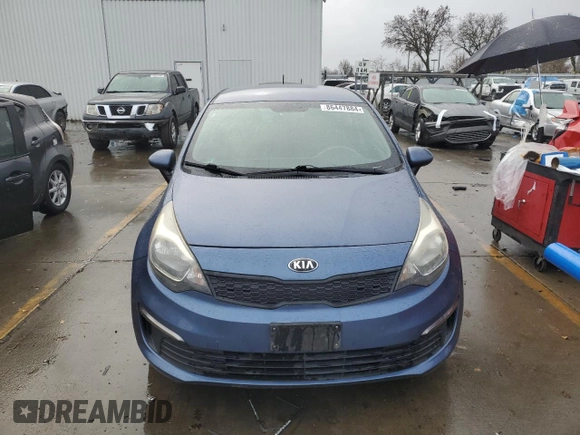 2016 Kia Rio LX with VIN KNADM4A36G6603898, listed as a Copart auction lot 86447884 with 197,857 mi miles and Clean Title. Bid and sale history available at carsss.com. Image 5.