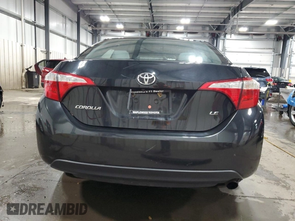 2016 Toyota Corolla L z VIN 2T1BURHE4GC592536, wystawiony jako Copart lot #58008015 z przebiegiem 58 313 mil mil oraz Szkoda całkowita • Salvage title. Historia ofert i sprzedaży dostępna na DreamBid. Obrazek 6.