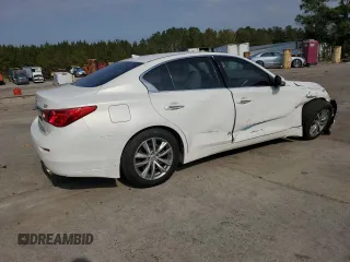 2015 Infiniti Q50 Premium with VIN JN1BV7AP5FM338254, listed as a Copart auction lot 43929335 with 119,056 mi miles and Salvage title. Bid and sale history available at DreamBid. Image 3.