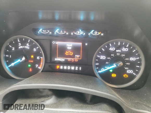 2022 Ford F-250 XL with VIN 1FT7X2B63NEG34856, listed as a Copart auction lot 70211314 with 30,919 mi miles and Salvage Title. Bid and sale history available at DreamBid. Image 9.