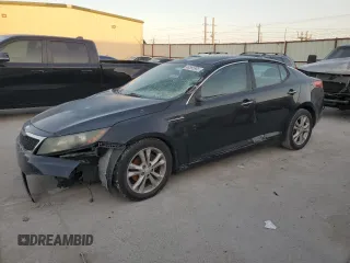 2013 Kia Optima LX with VIN 5XXGM4A76DG214999, listed as a Copart auction lot 48585905 with 161,745 mi miles and Salvage Title. Bid and sale history available at carsss.com. Image 1.