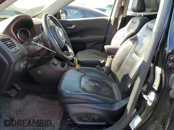 2018 Jeep Compass Trailhawk with VIN 3C4NJDDB5JT139499, listed as a Copart auction lot 48491975 with 115,466 mi miles and Salvage Title. Bid and sale history available at carsss.com. Image 7.