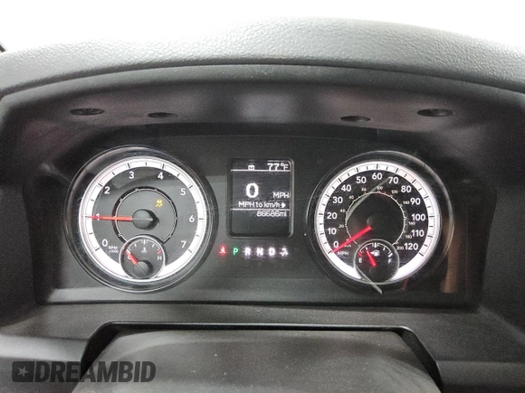 2017 Ram 1500 Express with VIN 1C6RR7KG0HS694180, listed as a Copart auction lot 50781705 with 86,686 mi miles and Clean title. Bid and sale history available at DreamBid. Image 9.