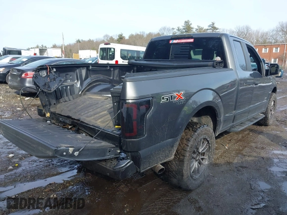 2017 Ford F-150 XL with VIN 1FTEX1EP3HFC54727, listed as a IAAI auction lot 41462133 with 87,250 mi miles. Bid and sale history available at carsss.com. Image 4.