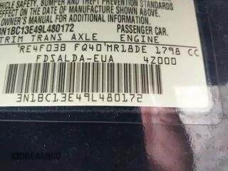 2009 Nissan Versa S z VIN 3N1BC13E49L480172, wystawiony jako IAAI lot #42349573 z przebiegiem 156 811 mil mil oraz . Historia ofert i sprzedaży dostępna na DreamBid. Obrazek 9.