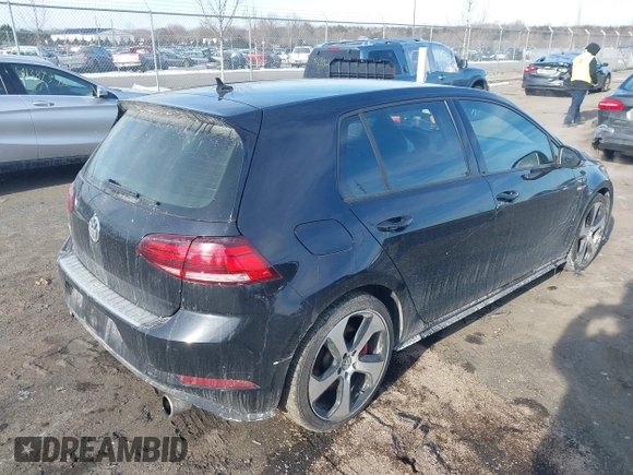 2019 Volkswagen GTI S z VIN 3VW6T7AU0KM001318, wystawiony jako IAAI lot #41301346 z przebiegiem 137 762 mil mil oraz . Historia ofert i sprzedaży dostępna na DreamBid. Obrazek 4.