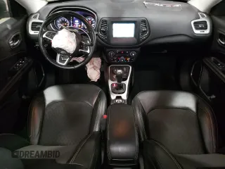 2020 Jeep Compass Latitude with VIN 3C4NJDBB7LT156620, listed as a Copart auction lot 81154344 with 55,098 mi miles and Salvage Title. Bid and sale history available at carsss.com. Image 8.
