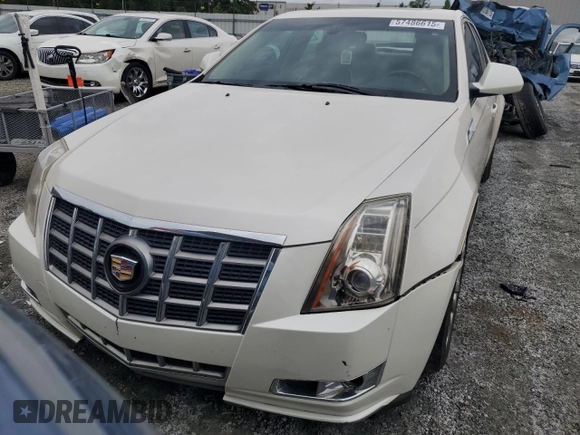 2012 Cadillac CTS Premium with VIN 1G6DS5E35C0107306, listed as a Copart auction lot 57486615 with 149,012 mi miles and Salvage title. Bid and sale history available at DreamBid. Image 5.