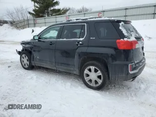 2017 GMC Terrain SLE with VIN 2GKALNEK7H6338876, listed as a Copart auction lot 45850835 with 98,304 mi miles and Salvage Title. Bid and sale history available at carsss.com. Image 2.