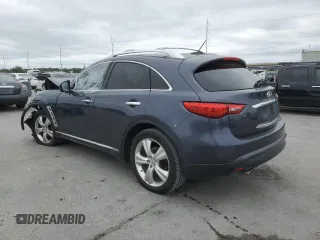 2010 Infiniti FX with VIN JN8AS1MU4AM800865, listed as a Copart auction lot 77106093 with Not Provided miles and Salvage Title. Bid and sale history available at carsss.com. Image 2.