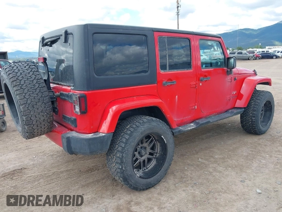 2018 Jeep Wrangler JK Unlimited Sahara with VIN 1C4HJWEG3JL893970, listed as a IAAI auction lot 39530074 with 72,079 mi miles. Bid and sale history available at carsss.com. Image 4.