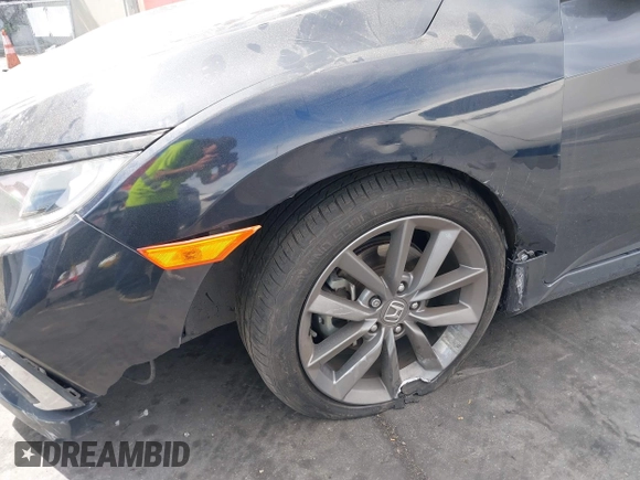 2019 Honda Civic Sedan EX with VIN JHMFC1F37KX014009, listed as a IAAI auction lot 41938780 with 69,118 mi miles. Bid and sale history available at carsss.com. Image 6.