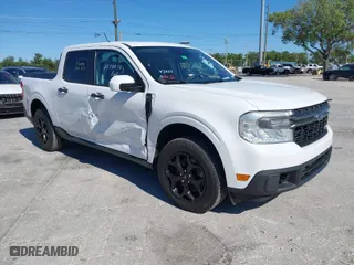 2022 Ford Maverick XL with VIN 3FTTW8F90NRA76888, listed as a IAAI auction lot 41768455 with 43,956 mi miles. Bid and sale history available at carsss.com. Image 1.