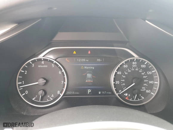 2020 Nissan Murano S with VIN 5N1AZ2AJ1LN127727, listed as a Copart auction lot 50734005 with 29,018 mi miles and Salvage Title. Bid and sale history available at carsss.com. Image 9.