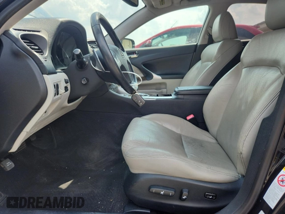 2011 Lexus IS 250 with VIN JTHCF5C28B5044712, listed as a Copart auction lot 62860335 with 126,814 mi miles and Salvage title. Bid and sale history available at DreamBid. Image 7.