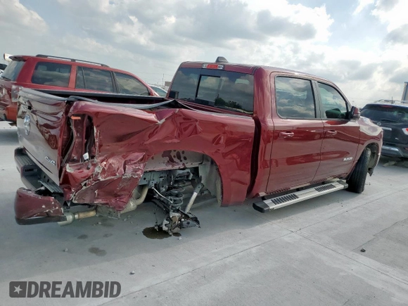 2024 Ram 1500 Lone Star z VIN 1C6SRFFTXRN173566, wystawiony jako Copart lot #59882165 z przebiegiem 27 037 mil mil oraz Szkoda całkowita • Salvage title. Historia ofert i sprzedaży dostępna na DreamBid. Obrazek 3.
