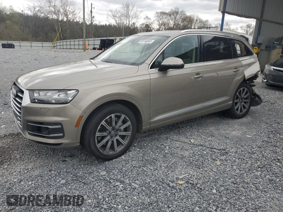 2017 Audi Q7 Premium Plus with VIN WA1LAAF72HD050062, listed as a Copart auction lot 50150045 with 117,846 mi miles and Salvage Title. Bid and sale history available at DreamBid. Image 1.