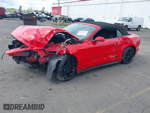 2016 Ford Mustang V6 with VIN 1FATP8EM8G5307728, listed as a IAAI auction lot 42002231 with 117,700 mi miles and . Bid and sale history available at DreamBid. Image 17.