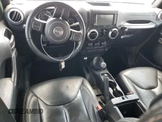 2015 Jeep Wrangler Unlimited Wrangler X with VIN 1C4BJWEG4FL754492, listed as a Copart auction lot 55305825 with 108,078 mi miles and Salvage title. Bid and sale history available at DreamBid. Image 8.