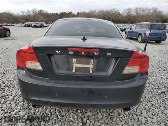 2012 Volvo C70 T5 with VIN YV1672MC9CJ125125, listed as a Copart auction lot 47387825 with 210,829 mi miles and Salvage Title. Bid and sale history available at carsss.com. Image 6.