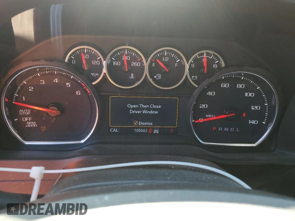 2021 Chevrolet Silverado 1500 LT with VIN 1GCUYDED6MZ418884, listed as a Copart auction lot 47637625 with 105,062 mi miles and Salvage Title. Bid and sale history available at carsss.com. Image 9.