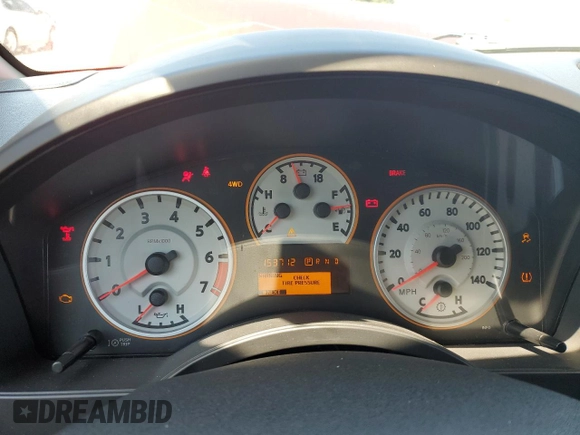2015 Nissan Titan Pro-4X with VIN 1N6BA0EC5FN506358, listed as a Copart auction lot 56671205 with 153,712 mi miles and Salvage title. Bid and sale history available at DreamBid. Image 9.