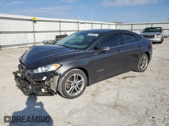 2016 Ford Fusion SE Hybrid with VIN 3FA6P0LUXGR131599, listed as a Copart auction lot 54498685 with 160,379 mi miles and Salvage title. Bid and sale history available at DreamBid. Image 1.