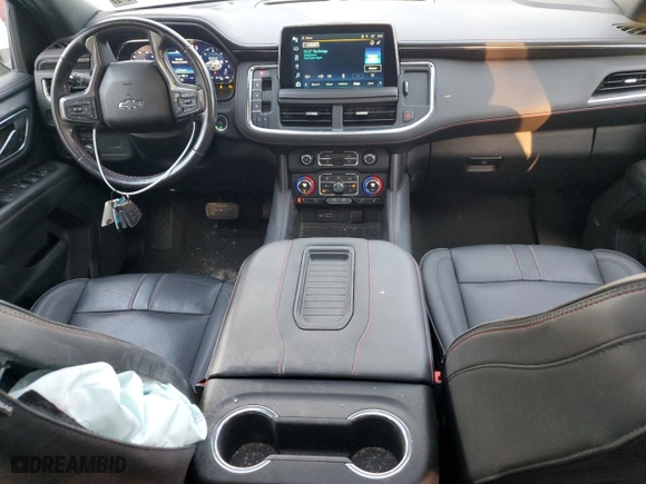 2022 Chevrolet Tahoe RST with VIN 1GNSKRKL0NR294654, listed as a Copart auction lot 82858864 with 74,410 mi miles and Salvage Title. Bid and sale history available at carsss.com. Image 8.