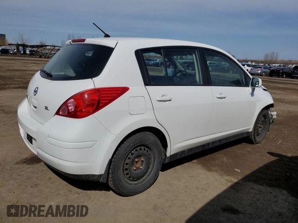 2009 Nissan Versa S with VIN 3N1BC13E19L387576, listed as a Copart auction lot 49624155 with 94,083 mi miles and Salvage Title. Bid and sale history available at DreamBid. Image 3.