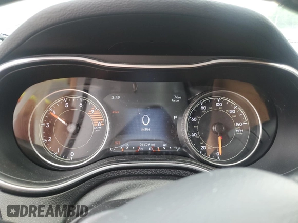 2020 Jeep Cherokee Limited with VIN 1C4PJMDX6LD602408, listed as a Copart auction lot 59229835 with 62,259 mi miles and Salvage title. Bid and sale history available at DreamBid. Image 9.