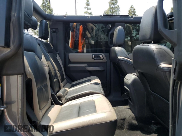 2022 Ford Bronco with VIN 1FMEE5DP6NLB38204, listed as a Copart auction lot 60148575 with 95,357 mi miles and Salvage title. Bid and sale history available at DreamBid. Image 10.