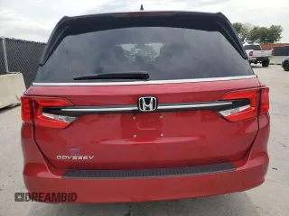 2023 Honda Odyssey EX-L с VIN 5FNRL6H67PB007744, выставлен на аукционе Copart как лот 59012905 с пробегом 25 320 миль миль и Списание • Salvage title. История ставок и продаж доступна на DreamBid. Изображение 6.