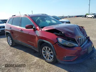 2019 Jeep Cherokee Latitude with VIN 1C4PJLCB2KD129024, listed as a IAAI auction lot 42253230 with 99,112 mi miles and . Bid and sale history available at DreamBid. Image 1.