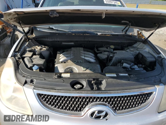 2007 Hyundai Veracruz GLS with VIN KM8NU73C07U008493, listed as a Copart auction lot 55997345 with 220,246 mi miles and Clean Title. Bid and sale history available at DreamBid. Image 12.