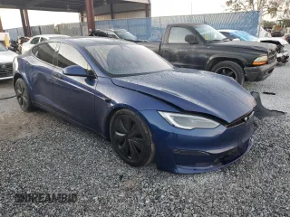 2022 Tesla Model S with VIN 5YJSA1E50NF479268, listed as a Copart auction lot 85481184 with Not provided miles and Non repairable. Bid and sale history available at DreamBid. Image 4.
