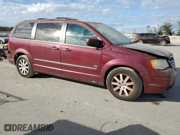 2009 Chrysler Town & Country Touring with VIN 2A8HR54X79R640084, listed as a Copart auction lot 85050984 with 167,072 mi miles and Salvage Title. Bid and sale history available at DreamBid. Image 4.