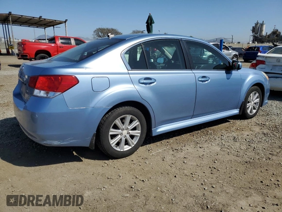 2012 Subaru Legacy 2.5i Premium with VIN 4S3BMBF68C3010959, listed as a Copart auction lot 51998955 with 105,261 mi miles and Salvage Title. Bid and sale history available at carsss.com. Image 3.