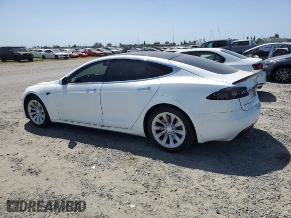 2018 Tesla Model S 75D with VIN 5YJSA1E29JF281143, listed as a Copart auction lot 54208145 with 132,722 mi miles and Salvage title. Bid and sale history available at DreamBid. Image 2.