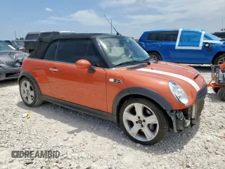 2007 MINI Convertible S with VIN WMWRH33547TJ43144, listed as a Copart auction lot 65440545 with 88,073 mi miles and Salvage title. Bid and sale history available at DreamBid. Image 4.