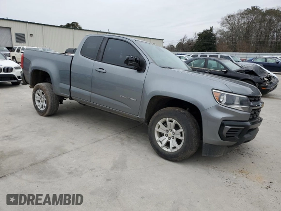 2021 Chevrolet Colorado 2WD LT with VIN 1GCHSCEA1M1275389, listed as a Copart auction lot 89397355 with 61,207 mi miles and Salvage Title. Bid and sale history available at carsss.com. Image 4.