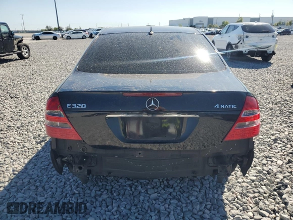 2005 Mercedes-Benz E 320 with VIN WDBUF82J25X175349, listed as a Copart auction lot 49461915 with 203,556 mi miles and Salvage Title. Bid and sale history available at DreamBid. Image 6.