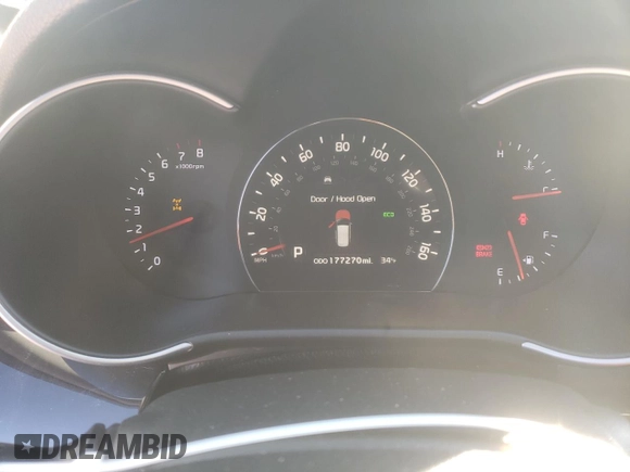 2014 Kia Sorento SX with VIN 5XYKWDA71EG465091, listed as a Copart auction lot 87201944 with 177,270 mi miles and Salvage Title. Bid and sale history available at carsss.com. Image 9.