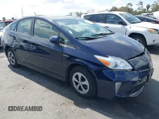 2015 Toyota Prius Four with VIN JTDKN3DU4F0470775, listed as a IAAI auction lot 42254233 with 125,495 mi miles and . Bid and sale history available at DreamBid. Image 1.