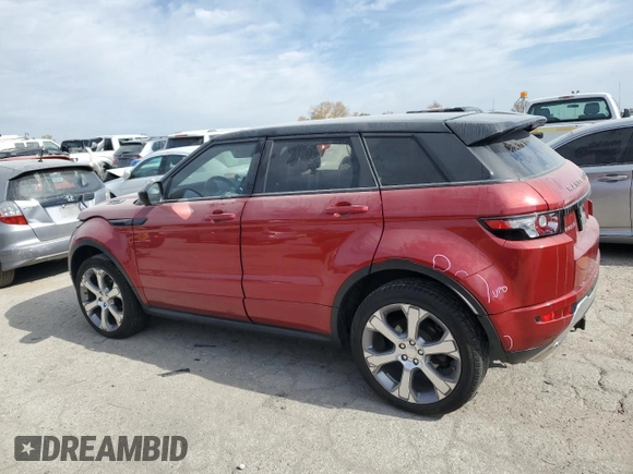 2014 Land Rover Range Rover Evoque Dynamic with VIN SALVT2BGXEH858239, listed as a Copart auction lot 76746514 with Not provided miles and Salvage title. Bid and sale history available at DreamBid. Image 2.