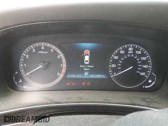 2015 Hyundai Equus Signature with VIN KMHGH4JH8FU095195, listed as a Copart auction lot 53468995 with 118,827 mi miles and Clean Title. Bid and sale history available at DreamBid. Image 9.