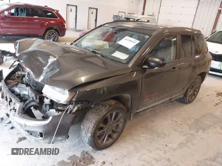 2016 Jeep Compass Sport with VIN 1C4NJDBB3GD805857, listed as a IAAI auction lot 42330519 with 135,578 mi miles and . Bid and sale history available at DreamBid. Image 2.