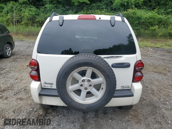 2005 Jeep Liberty Limited with VIN 1J8GL58K95W626135, listed as a Copart auction lot 62743495 with 139,029 mi miles and Salvage title. Bid and sale history available at DreamBid. Image 6.