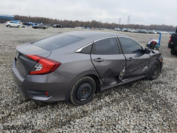 2017 Honda Civic Sedan LX with VIN 19XFC2F55HE003298, listed as a Copart auction lot 83956674 with 89,895 mi miles and Salvage Title. Bid and sale history available at carsss.com. Image 3.
